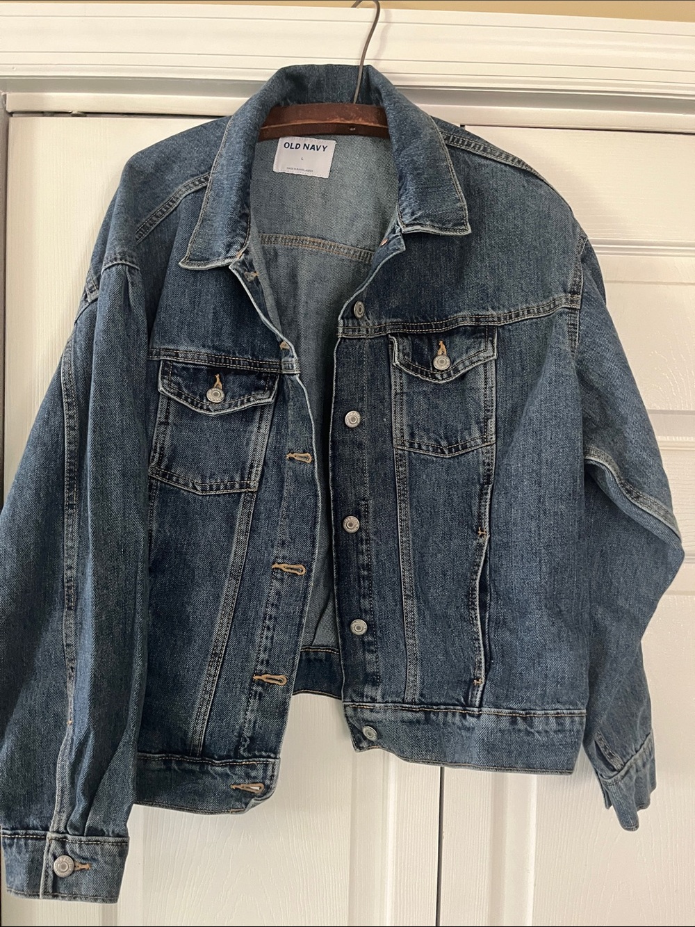 Old Navy Blue Denim Trucker Jacket